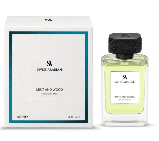 Mint and Wood SWISS ARABIAN 100ml - Muestra 3 ml