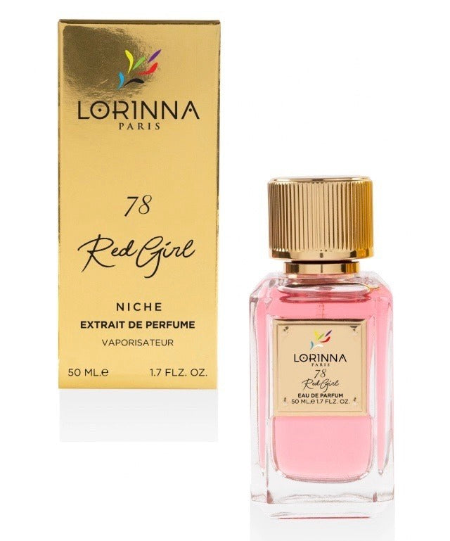 Red Girl 78 Extrait de Perfume Lorinna 50ml - Arabic Parfums