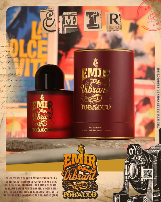 Vibrant Spicy Tobacco - Emir by Paris Corner 100ml