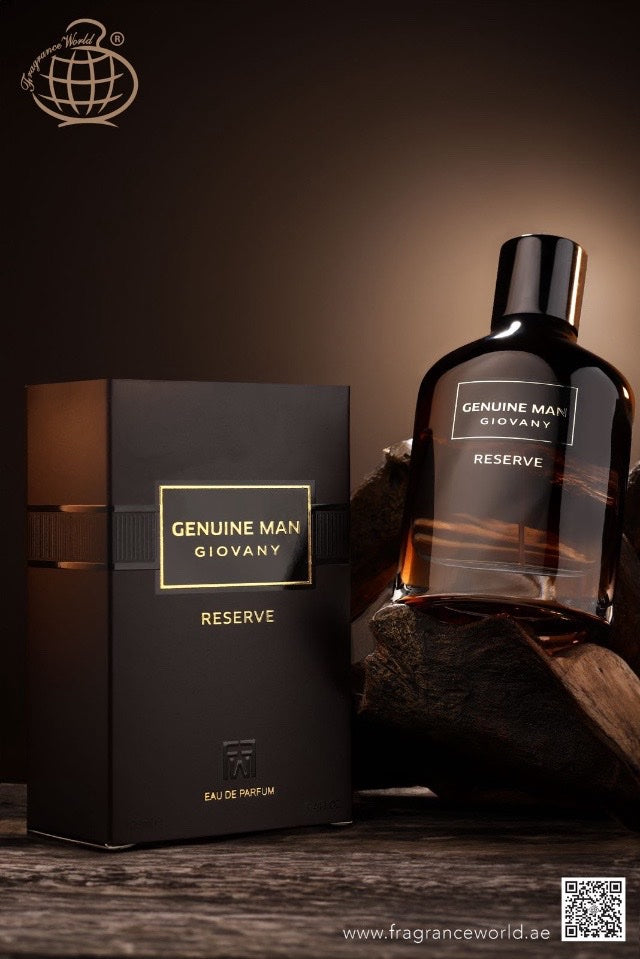 Genuine Man Giovany Reserve FRAGRANCE WORLD - Muestra 10 ml