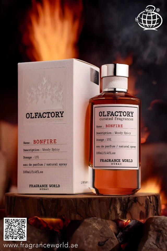 Olfactory Bonfire FRAGRANCE WORLD - Muestra 3 ml