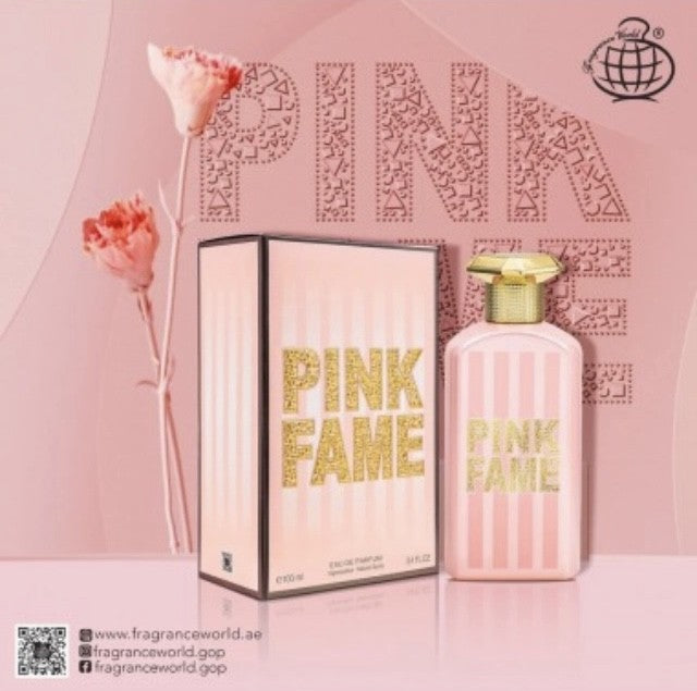 Pink Fame Fragrance World 100ml - Sample 3 ml