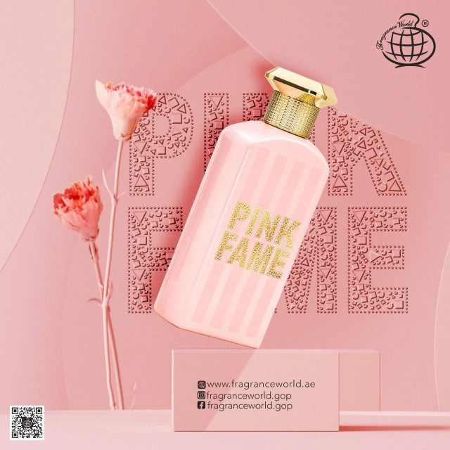 Pink Fame Fragrance World 100ml - Sample 3 ml