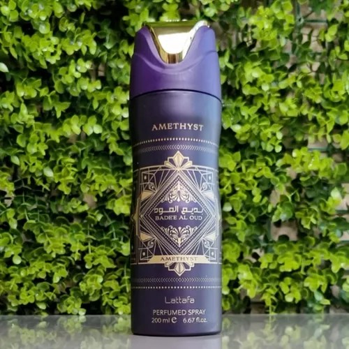 Bade'e Al Oud Amethyst Lattafa Body Spray 200ml LATTAFA 200m — Arabic Parfums