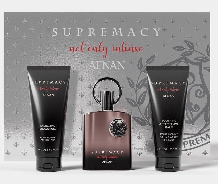 Estuche Supremacy Not Only Intense 100ml + Gel ducha 150ml + After Shave 150ml