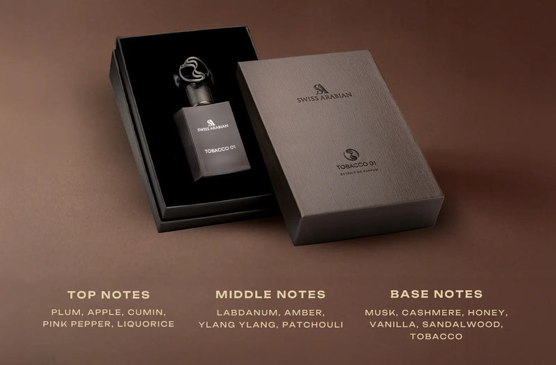 Tobacco 01 SWISS ARABIAN - Muestra 3 ml