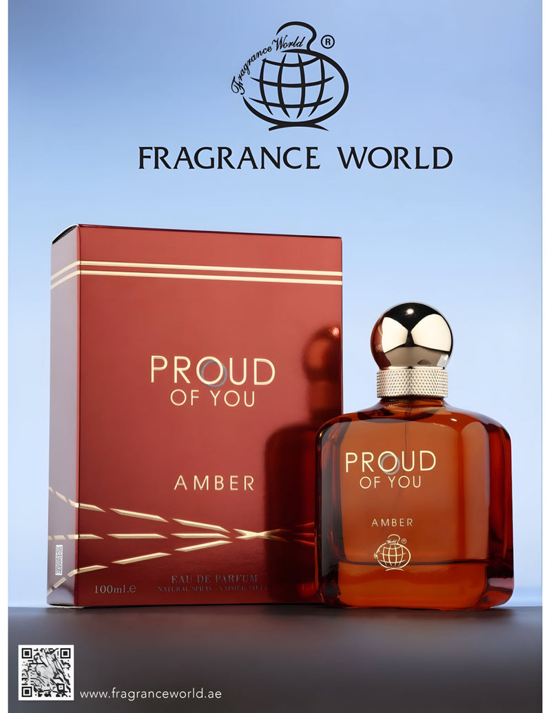 Proud of You Amber FRAGRANCE WORLD - Muestra 10 ml