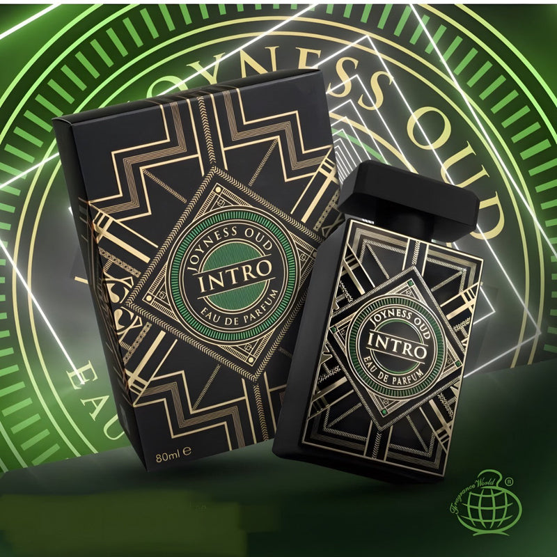 Intro Joyness Oud Fragrance World 80ml - Muestra 3 ml