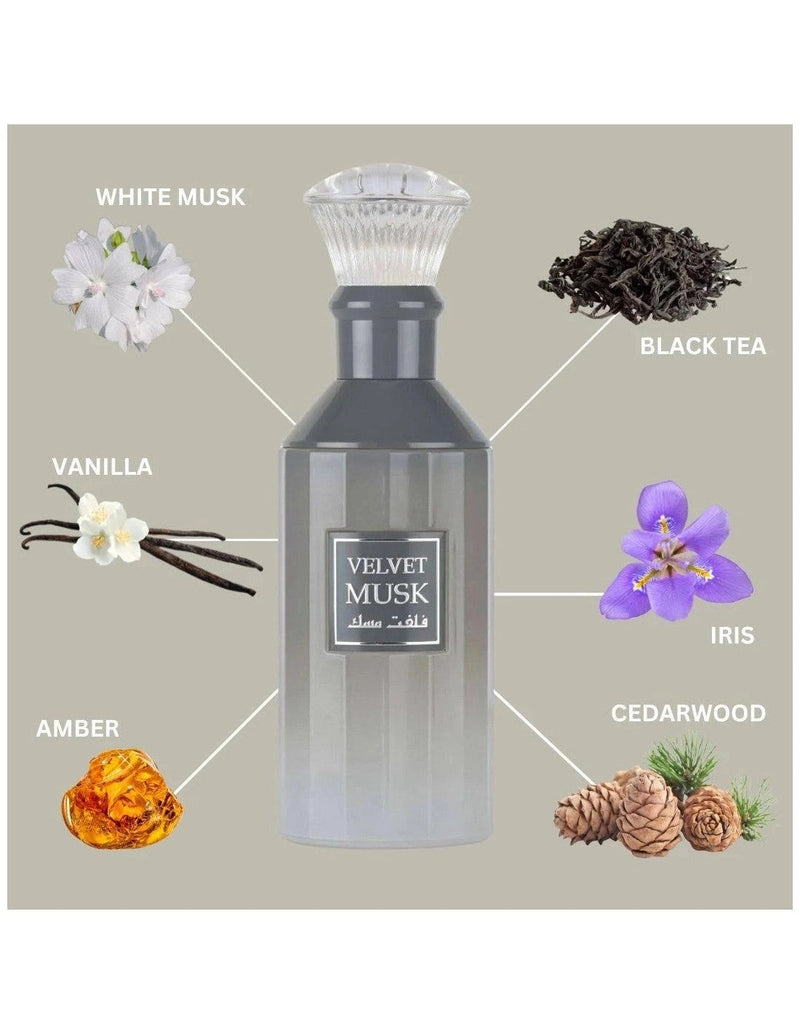 Velvet Musk Lattafa 100ml - Muestra 5 ml