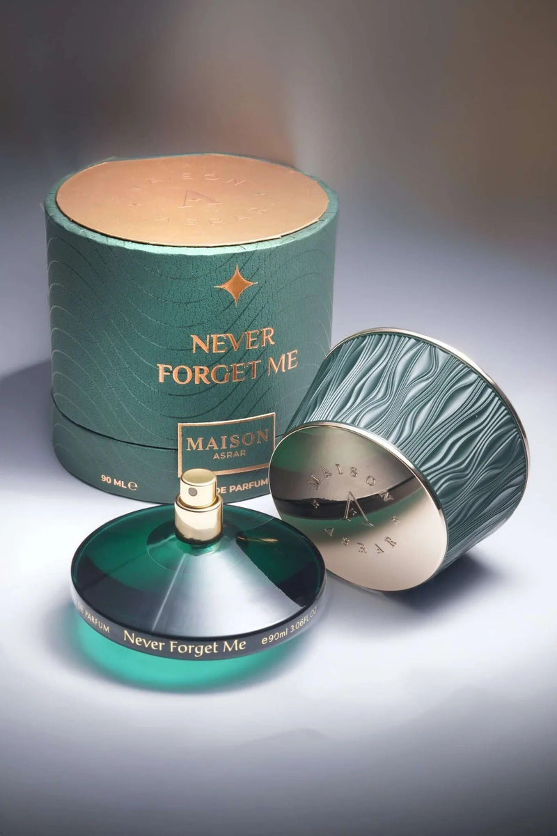 Never Forget Me Maison Asrar EDP 90ml - Muestra 10 ml
