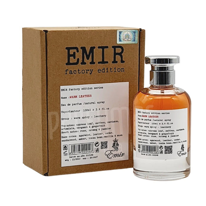 Warm Leather Emir by Paris Corner EDP 100ml