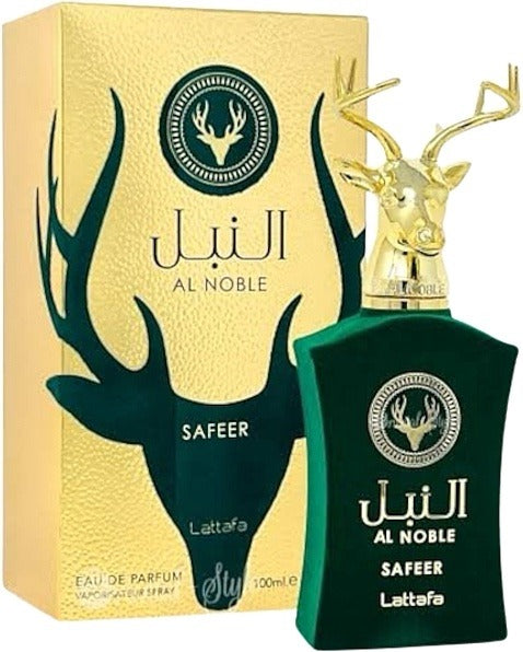 Al Noble Safeer Lattafa | Herbal Spicy Woody Unisex Perfume