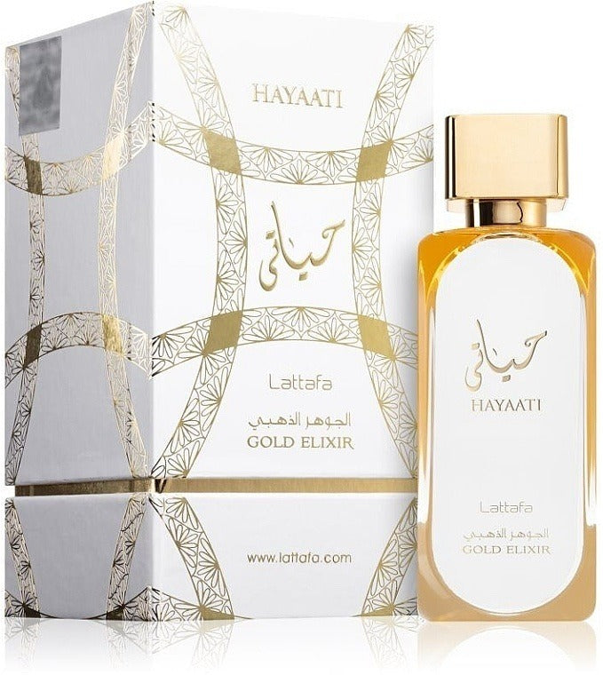 Hayaati Gold Elixir LATTAFA 100ml - Muestra 3 ml