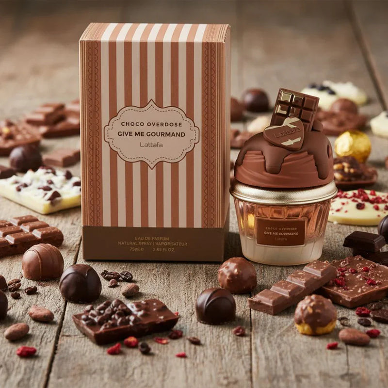 GIVE ME GOURMAND Choco Overdose LATTAFA - Muestra 5 ml