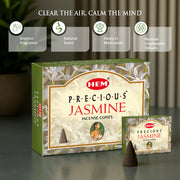 Precious Jasmine Conos de Incienso HEM 25gr (10 conos)
