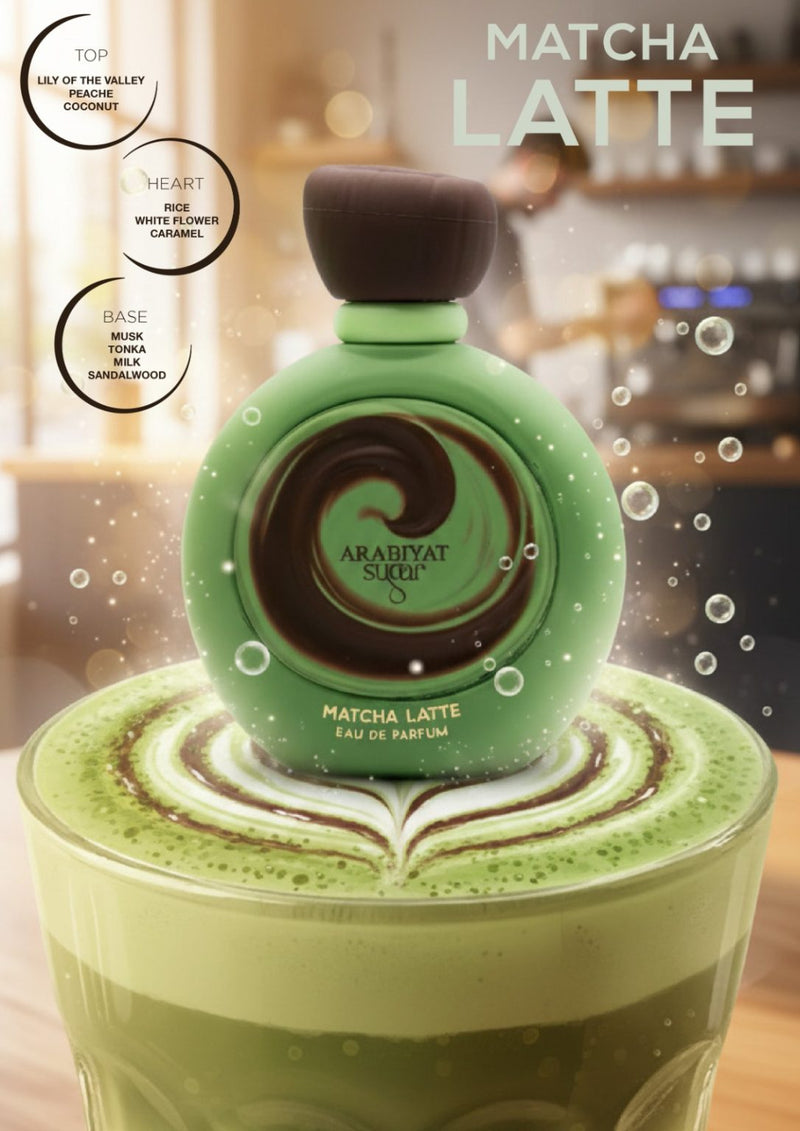 Sugar Matcha Latte ARABIYAT - Muestra 3 ml