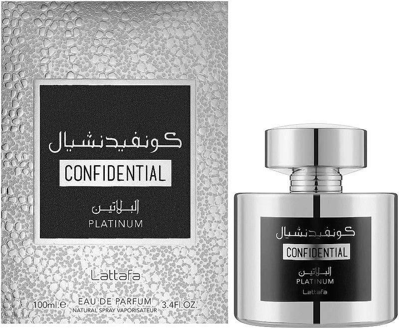 Confidential Platinum LATTAFA 100ml - Muestra 5 ml
