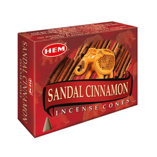 Sandal Cinnamon Conos de Incienso HEM 25gr (10 conos)