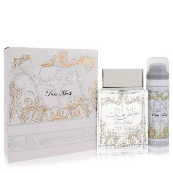 Pure Musk LATTAFA 100ml + Deo 50ml - Muestra 10 ml