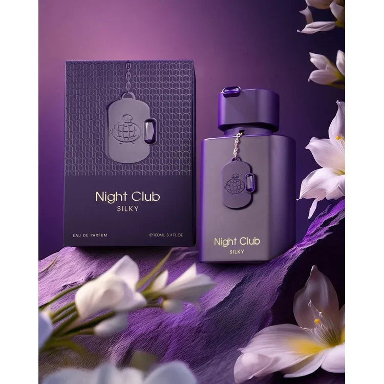 Night Club Silky FRAGRANCE WORLD 100ml - Muestra 5 ml