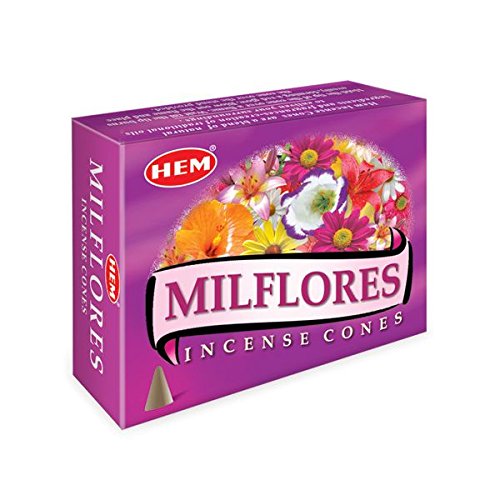 Milflores Conos de Incienso HEM 25gr (10 conos)