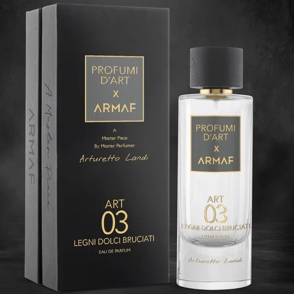 Art 03 - Legni Dolci Bruciati Profumi D'Art X Armaf 105ml - Muestra 5ml