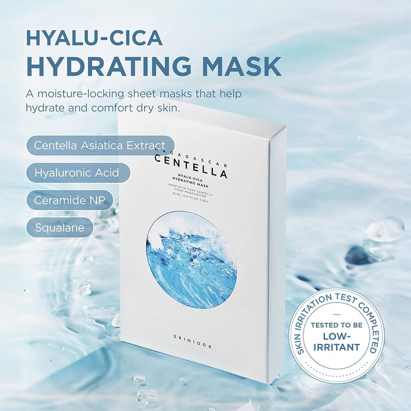 Madagascar Centella Hyalu-Cica Hydrating Mask - SKIN1004