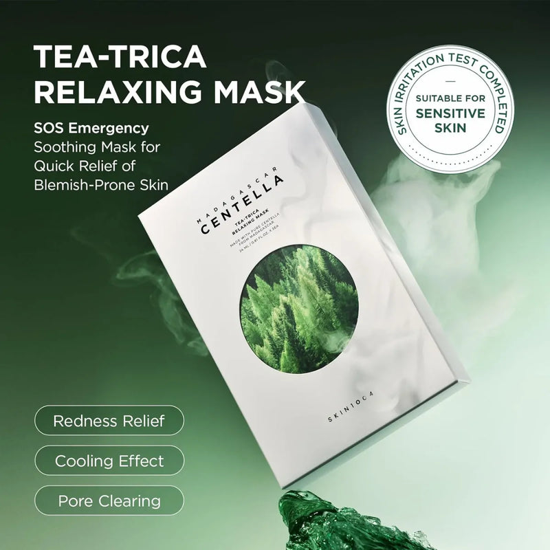 Madagascar Centella Tea-Trica Relaxing Mask - SKIN1004