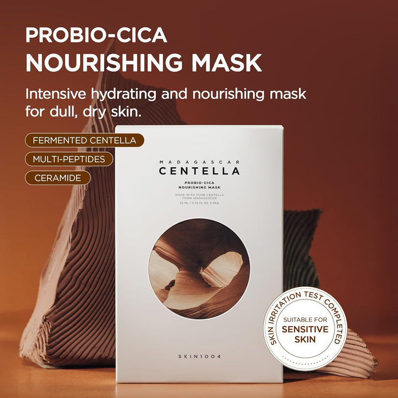 Madagascar Centella Probio-Cica Nourishing Mask - SKIN1004