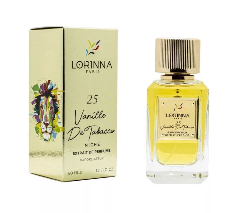 Vanille de Tabacco Extrait de Perfume Lorinna 50ml - Arabic Parfums
