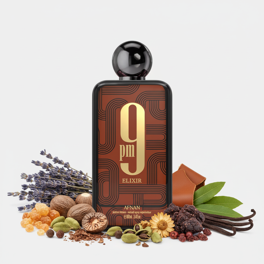 9 PM Elixir Afnan | Oriental Spicy Perfume for Men — Arabic Parfums