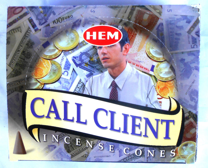 Call Client Conos de Incienso HEM 25gr (10 conos)