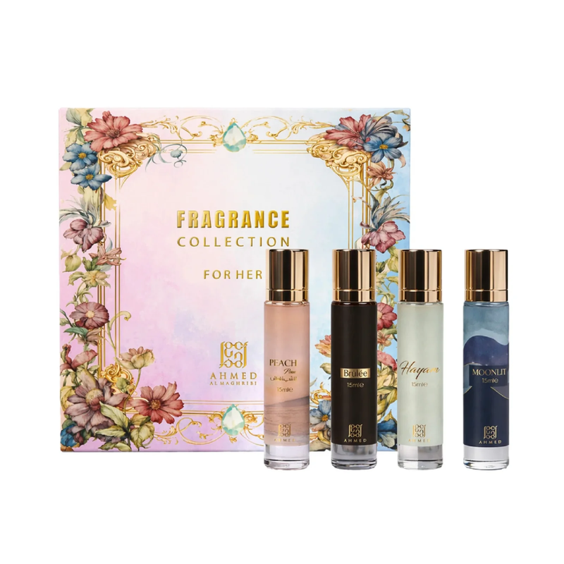 Set Fragrance Collection For HER AHMED AL MAGHRIBI 4 x 15ml