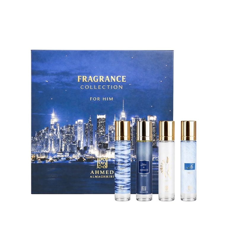 Set Fragrance Collection For HIM AHMED AL MAGHRIBI 4 x 15ml