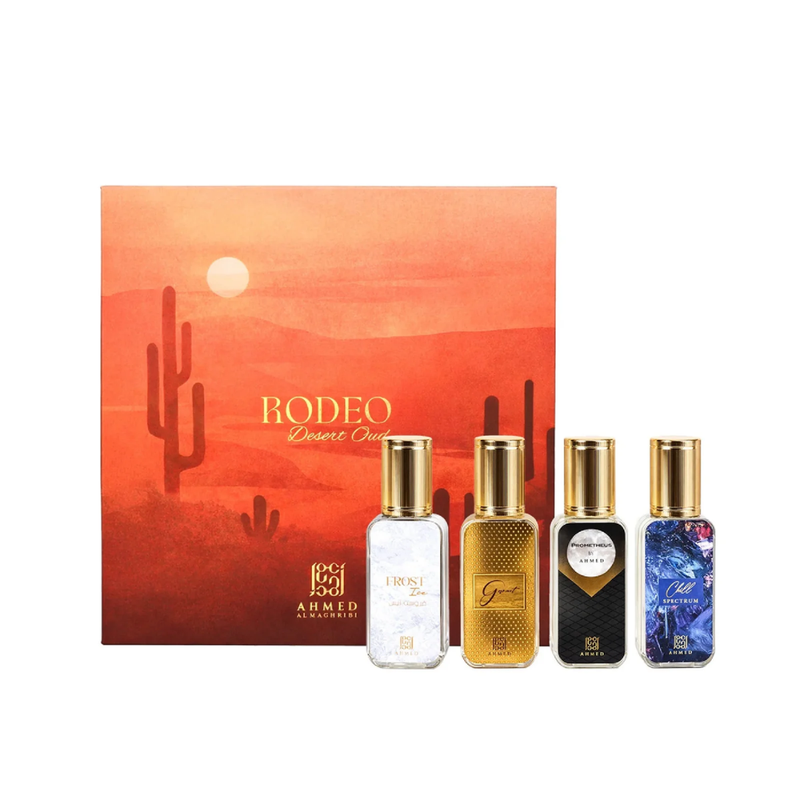 Set Rodeo Desert Oud AHMED AL MAGHRIBI 4 x 15ml