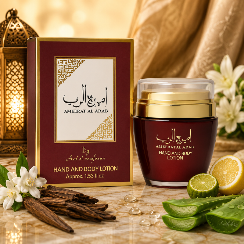 Ameerat Al Arab Crema de Cuerpo y Manos ARDAL ZAAFARAN 40gr
