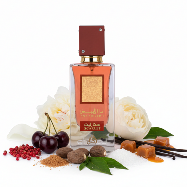Ana Abiyedh Scarlet Lattafa | Perfume Femenino Floral Gourmand