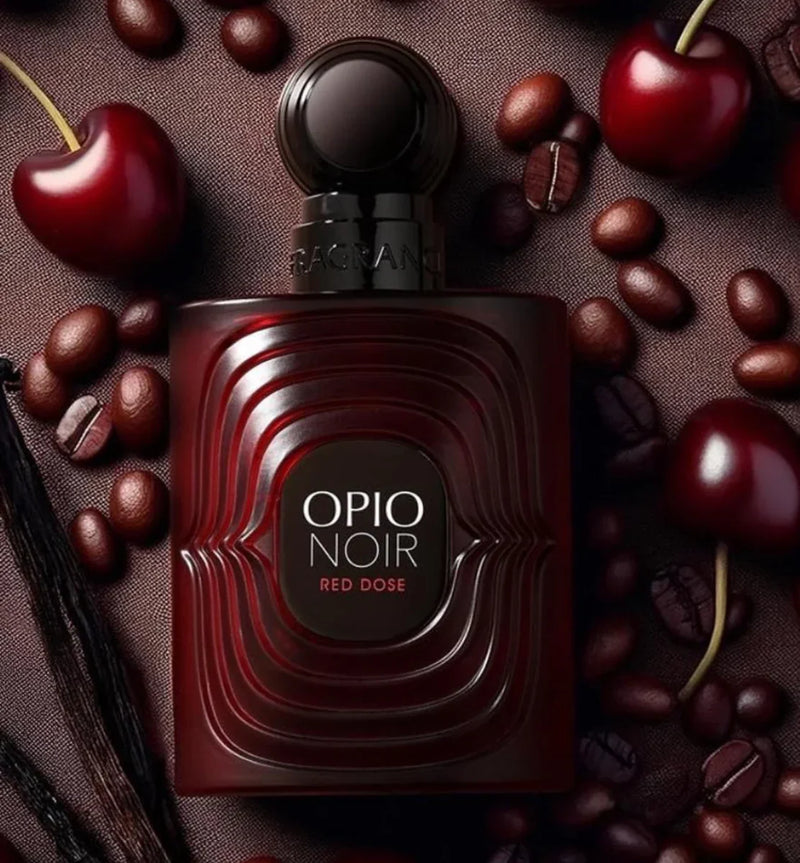 Opio Noir Red Dose FRAGRANCE WORLD 100ml - Muestra 3 ml