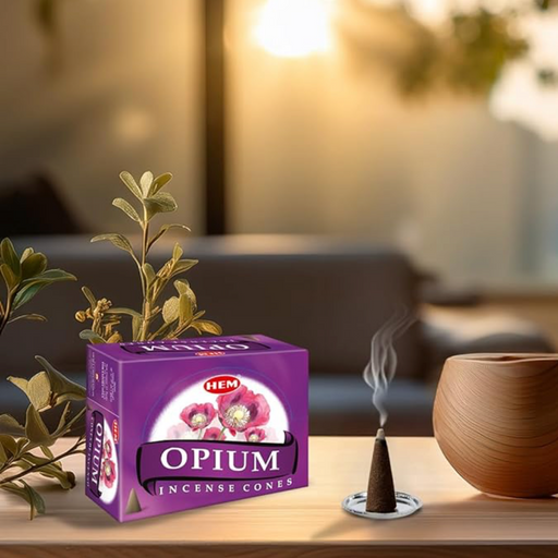 Opium Conos de Incienso HEM 25gr (10 conos)