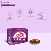 Opium Conos de Incienso HEM 25gr (10 conos)