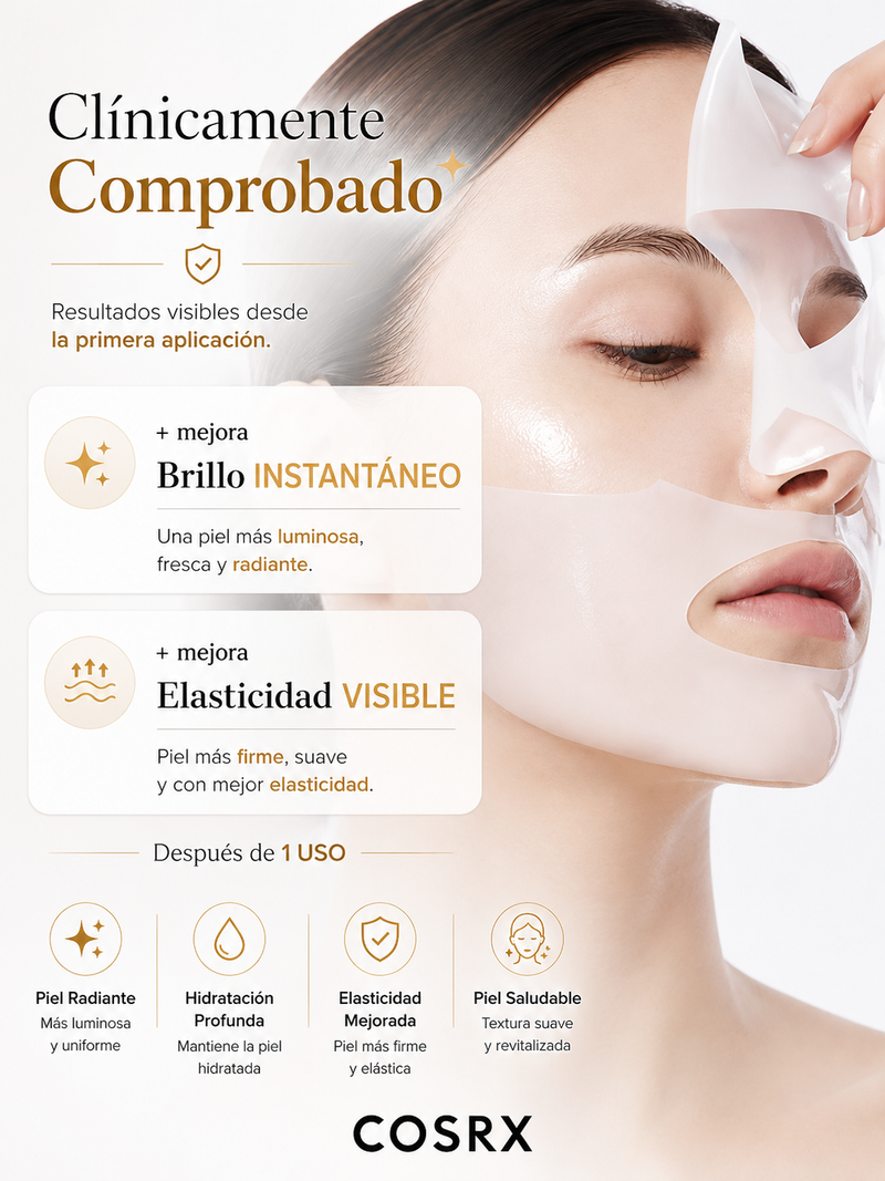 Advanced Snail Mucin Glass Glow Hydrogel Mask COSRX