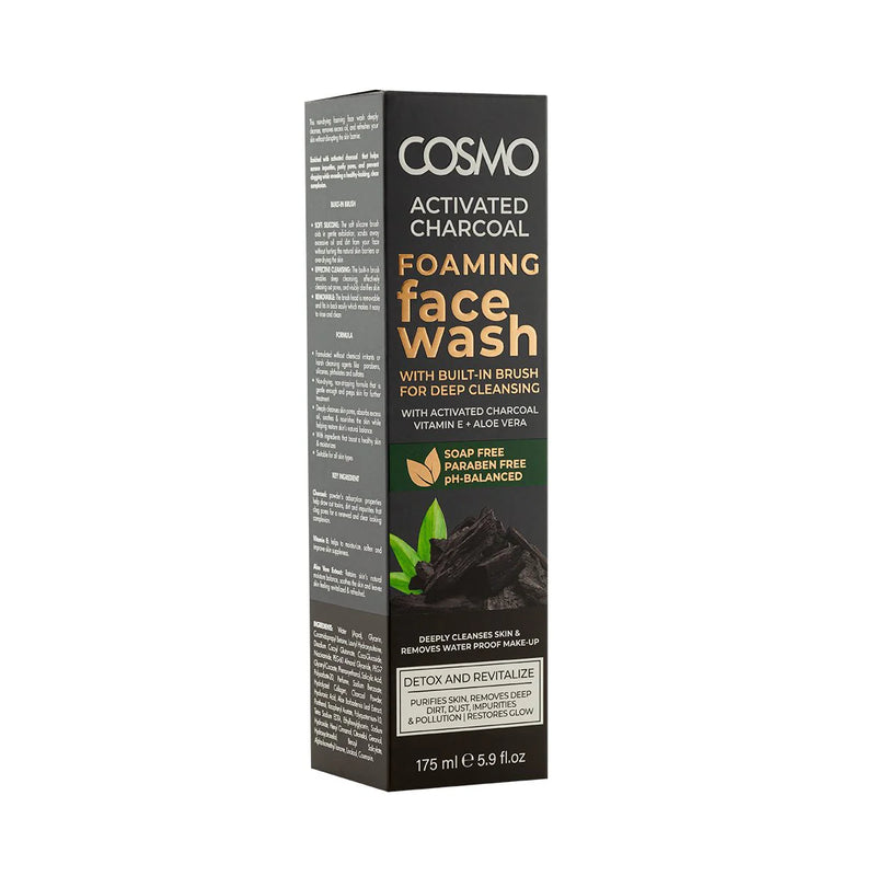 Activated Charcoal Foaming Face Wash COSMO 175ml