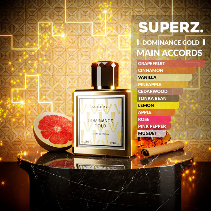 Dominance Gold Extrait de Parfum SUPERZ. BUDAPEST - Muestra 5 ml