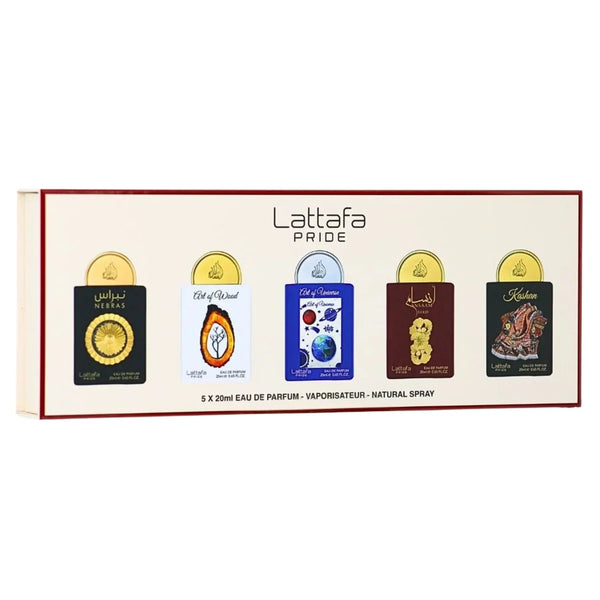 Lattafa 2本セット＋BR540 他おまけ LATTAFA PRIDE Gift Set No.3 (5 x 20ml) LATTAFA PRIDE 20ml — Arabic