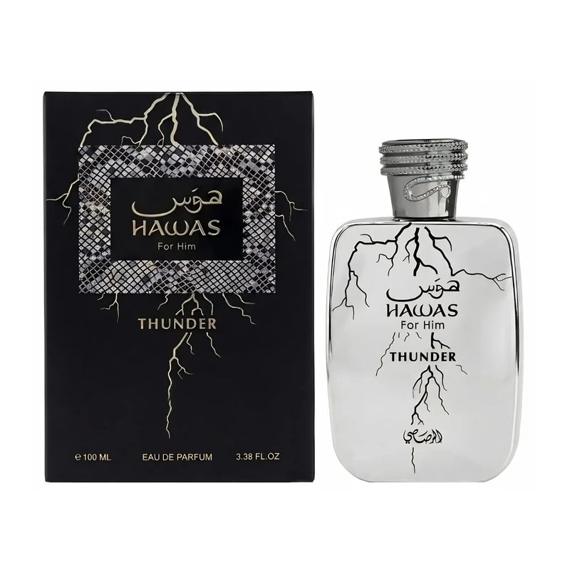 Hawas Thunder RASASI 100ml - Frasco Original 100 ml - Eau de Parfum