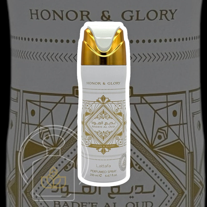 Bade'e Al Oud Honor & Glory Lattafa Body Spray 200ml - Arabic Parfums
