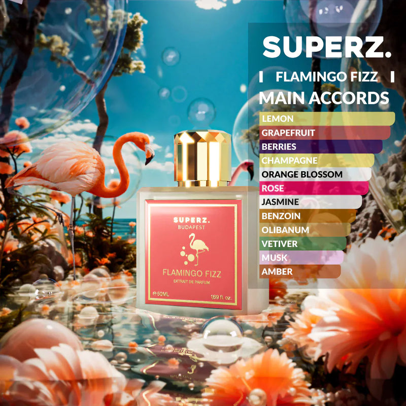 Flamingo Fizz Extrait de Parfum SUPERZ. BUDAPEST 50ml - Muestra 3 ml