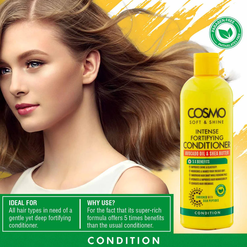 Intense Fortifying Avocado Oil & Shea Butter Conditioner COSMO 480ml