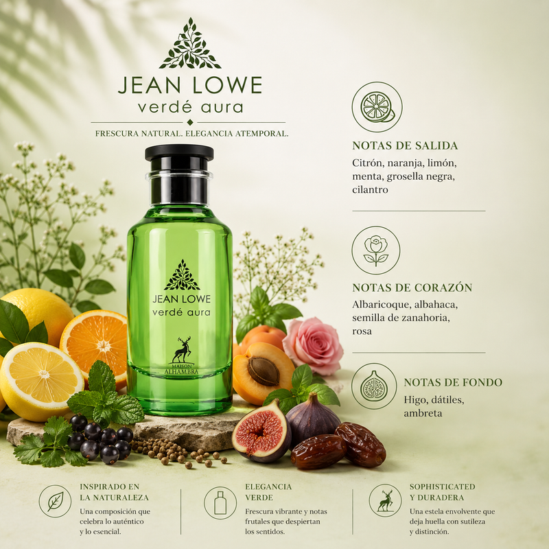 Jean Lowe Verde Aura MAISON ALHAMBRA 100ml