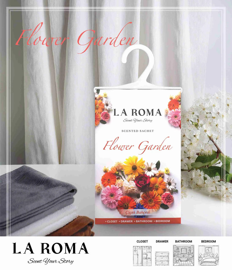 Flower Garden Ambientador Armario LA ROMA 26gr